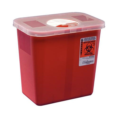 Kendall Healthcare 8970 SharpStar Sharps Container 2 Gallon Rotor Opening Lid Kendall Healthcare 8970 SharpStar Sharps Container 2 Gallon Rotor Opening Lid